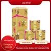 Papel higiênico Qingfeng rolo dourado doméstico acessível caixa inteira papel higiênico toalha 4 camadas 140 gramas rolo com núcleo papel higiênico