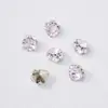 Pedrería sin base de Cristal K9, Pedrería Cuadrada con forma de Huevo de Paloma para Uñas, Accesorios para Uñas, Bolas de Pedrería para Uñas, Anillos Plateados