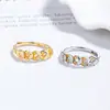 Anel de Moeda de Cobre em Prata de Lei 925 para Mulheres, Simples e Fashionable Ins Luxo Leve High-End Joia Multi-Anel de Dinheiro