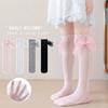 Medias de Verano para Niñas Lolita Lazo Calcetines hasta la Mitad de la Pantorrilla para Niños Lazo Encaje Calcetines de Princesa Calcetines hasta la Rodilla