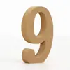 Ornatos de Letras e Números Ingleses de Madeira Atacado Artesanato de Madeira Letras DIY Decoração Criativa Venda Direta da Fábrica
