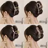 Pinza para el Cabello de Tiburón Oversize Estilo Coreano Herramienta para Moño Desordenado Pasador Exquisito Elegante Accesorio para el Cabello para Mujeres