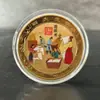 Medalla Conmemorativa de los Cuatro Grandes Inventos Monedas Conmemorativas Fabricación de Papel Medallas de Colores Impresión Souvenirs Brújula Regalos