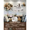 Balão de Decoração de 100 Dias de Bebê de Um Mês Adereços de Foto Bebê Bebê Suprimentos para Rituais Parede de Fundo Casa