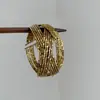 Set de pulseras vintage, pulseras de ala ancha a la moda y versátiles, pulseras versátiles apilables de alta gama, nuevo diseño primavera-verano