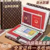Carpeta A4 de Gran Capacidad Almacenamiento de Documentos Familiares Libro de Información Portátil de Hojas Sueltas Acta de Nacimiento Transparente con Solapa Libro de Registro del Hogar