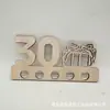 Artesanías de Madera para el Hogar al por Mayor Regalo de Cumpleaños Creativo Billetera Grabado Láser en Madera Soporte Digital Hueco