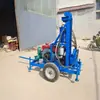 Máquina Pequeña de Perforación de Pozos de Agua Tipo Remolque Doméstico de 100m Máquina Hidráulica de Perforación de Pozos Diésel de 22Hp