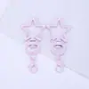 Llavero de Cangrejo Estrella de Cinco Puntas Pintado de Colores Aleación de Zinc Accesorio DIY Colgante Encanto para Bolsa Muñeca