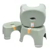 Banquinho Baixo para Uso Doméstico, Banquinho Espessado de Plástico para Lavar os Pés no Banheiro, Banco Banquinho de Borracha Durável, Resistente e Antiderrapante para Crianças