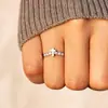 Anéis Inspirados em Design para Mulheres, Anéis de Cauda com Zircônia de Design Exclusivo, Anéis com Zircônia Cravejados de Diamante, Anéis da Moda Populares para Mulheres