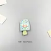 Toma un Bocado de Helado Animal Resina Accesorios Pegamento de Crema Agujero Zapatos Papelería Estudiante Bolso Colgante Colgante Pequeño