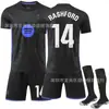 Modelo No 2526. 10 Jersey Messi Barcelona Jersey Mamba Negro No. Conjunto de Uniforme de Fútbol 14 Rashford Yamal