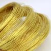 Alambre de Cobre Relleno de Oro Real 18K Color Duradero Para Dar Forma a Joyería Alambre Suave DIY Hecho a Mano Alambre Semiduro Joyería
