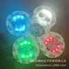 Pegatinas para botellas de vino luminosas de cóctel de cerveza caliente transfronterizas Posavasos luminosos LED Pegatinas para tazas logo imprimible