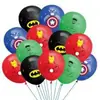 Globos de Látex de 12 Pulgadas Transfronterizos: Spider-Man, Pokemon, Patrulla Canina, Mario, Marvel, Varios Globos de Dibujos Animados