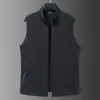 Chaleco de Verano Delgado con Cuello Alto para Hombre Tallas Grandes de Seda Helada Protección Solar Sin Mangas para Personas con Sobrepeso Ropa Exterior Casual de Negocios