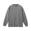 Jie Zhan Roupas Masculinas EUA Algodão Pima Dourado Camiseta de Manga Longa 26 Novo Produto de Outono Cor Sólida Básica Gola Alta