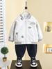7803 Chaqueta Infantil Estilo Primavera y Otoño Versión Coreana para Niños Chaqueta de Béisbol 2026 Primavera Nueva Ropa de Primavera para Bebé Chaqueta Top