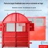 Mfhsl1800*2000 Tipo Grade à Prova de Fogo Porta de Uso Duplo para Uso em Mineração Grade à Prova de Fogo Subterrânea Porta de Uso Duplo
