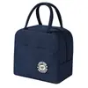 Bolsa para Lonchera Aislamiento Térmico Bento Bolso de Mano Estudiante Arroz Impermeable y a Prueba de Aceite Bolsa Espesa de Papel de Aluminio Trabajador de Oficina Bolsa para Comida