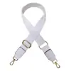 Nueva Correa de Algodón de Color Sólido con Correa Larga de Cuero de PU Ajustable para Bolso de Hombro Cruzado Accesorios Correa de Repuesto