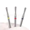 Cabeza de pera invertida acero de tungsteno cabeza de lijado de uñas pretratamiento para eliminar piel muerta lijado de callosidades duras cabeza de lijado de uñas herramienta de lijado