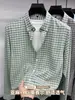 [30.5% Lino] Camisa Casual a Cuadros para Hombre de Manga Larga 2026 Nueva Primavera y Otoño Transpirable Amigable con la Piel Camisa para Hombre