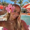Grampo de Cabelo Flor de Hibisco Havaiano Transfronteiriço Estilo Férias na Praia do Litoral Prendedor Bico de Pato Flor de Tecido Simulada Prendedor de Franja para Mulheres