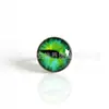 Aleación de Titanio F136 Estilo Goteo de Aceite Ojo Maligno Morado Piercing para Lengua 7mm Stud para Oreja Joyería Piercing