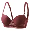 Nuevo Sujetador Sexy de Encaje Brillante con Aros Push-Up Anticaída Reductor de Senos para Mujer de Fábrica Transfronteriza de Comercio Exterior
