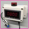 Tacómetro Digital Industrial con Pantalla Control de Límites Superior e Inferior Alarma Medición de Velocidad Fotoeléctrica de Motor Inducción Magnética 12/24/220V