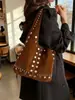 Bolso Tote Minimalista Esmerilado Transfronterizo Invierno 2026 para Mujer, Bolso Cruzado Versátil Casual para Hombro/Axila