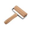 Utensilios para Hornear Rueda Simple Madera Sólida Palo de Harina de Mano Madera Sólida Rodillo Rodillo Fabricante Venta al por Mayor