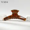 Novo Presilha de Cabelo Acetato Estilo Francês Wjia para Outono e Inverno para Mulheres com Cabelo Grosso, Adequada para Penteados Meio Presos na Parte de Trás da Cabeça, Acessório de Cabelo Presilha Tubarão