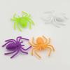 Venta Directa de Fábrica de Arañas de Plástico Multicolor Halloween que Brillan en la Oscuridad, Varios Tipos de Arañas de Juguete y Accesorios Realistas de Colores