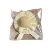 Sombrero de Paja con Encaje para Gato Mascota Perro Collar con Lazo en Forma de Corazón para Perros Pequeños y Medianos Teddy Sombrero de Sol para Playa Decoración