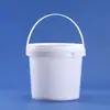 Balde Plástico Tipo Saco Espesso de 2,5 Litros de Grau Alimentício com Tampa, Balde para Vinho de Arroz, Lanche Frutas Chá, Balde de Embalagem para Levar Marinado Cru