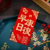 Sobres rojos de Año Nuevo con hoja de oro, auspiciosos para el Festival de Primavera, bodas y celebraciones de inauguración de casa, con diseño de mil yuanes, y sobres rojos para niños para el Año Nuevo