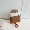 Bolsa popular deste ano para mulheres 2024 nova outono e inverno lã de cordeiro veludo bolsa de ombro camurça bolsa mensageiro bolsa balde