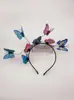 Venta Caliente Transfronteriza de Amazon Diadema de Mariposa Anillo para el Cabello Tocado Super Hada Hada Mori Corona de Novia Diadema de Boda