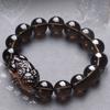 Pulsera de Obsidiana Hielo de Piedra en Bruto Valiente para Hombre Pulsera de Cristal Cuentas de Transferencia Piqiu Cuentas de Buda Joyería Regalo para Mujer