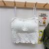 Fuente transfronteriza hermosa espalda camisola de mujer arrugada combinable envolvente para el pecho usar top de tubo anti-corriente base ligera hermosa espalda ropa interior