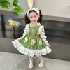 Vestido de Princesa para Niñas Lolita Estilo Nuevo Primavera 2026 Vestido Niña Vestido Lolita Falda Tutú Infantil