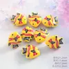 Acessórios de Contas Cerâmicas de Peixes Tropicais Pintados à Mão Desenho Animado Transfronteiriço Pacote de Materiais para Pulseira de Joias DIY Contas Soltas de Peixes do Oceano