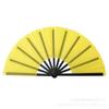 Abanico de Kung Fu, Abanico Rojo Sonoro de Tai Chi, Abanico Plegable Universal de Danza China, Artes Marciales Marco de Plástico Abanico de Danza Genuino 33.3cm