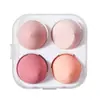 Huevo de Belleza Esponja para Polvos 4 Juegos 8 Gotas de Agua Huevo de Maquillaje sin Polvo Esponja de Maquillaje Huevo Esponja de Cojín de Aire Huevo para Maquillaje