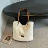 Bolso de Hombro Único 2026 Otoño/Invierno Felpa Moderno Lindo Nuevo para Mujer Gran Capacidad Tote Bolso Sencillo para el Trabajo Nicho