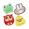 Pegamento Blando de PVC Dibujo Animado Creativo Animal Lindo Posavasos Hogareño Impermeable Aislante Manteles Individuales Antideslizantes Cojín Suave Fabricante Venta al por Mayor