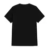 Camiseta de Algodão Puro Estilo Europeu e Americano, Manga Curta, Corte Solto, Gola Redonda, Camada Base Solta, Personalizável com Logo